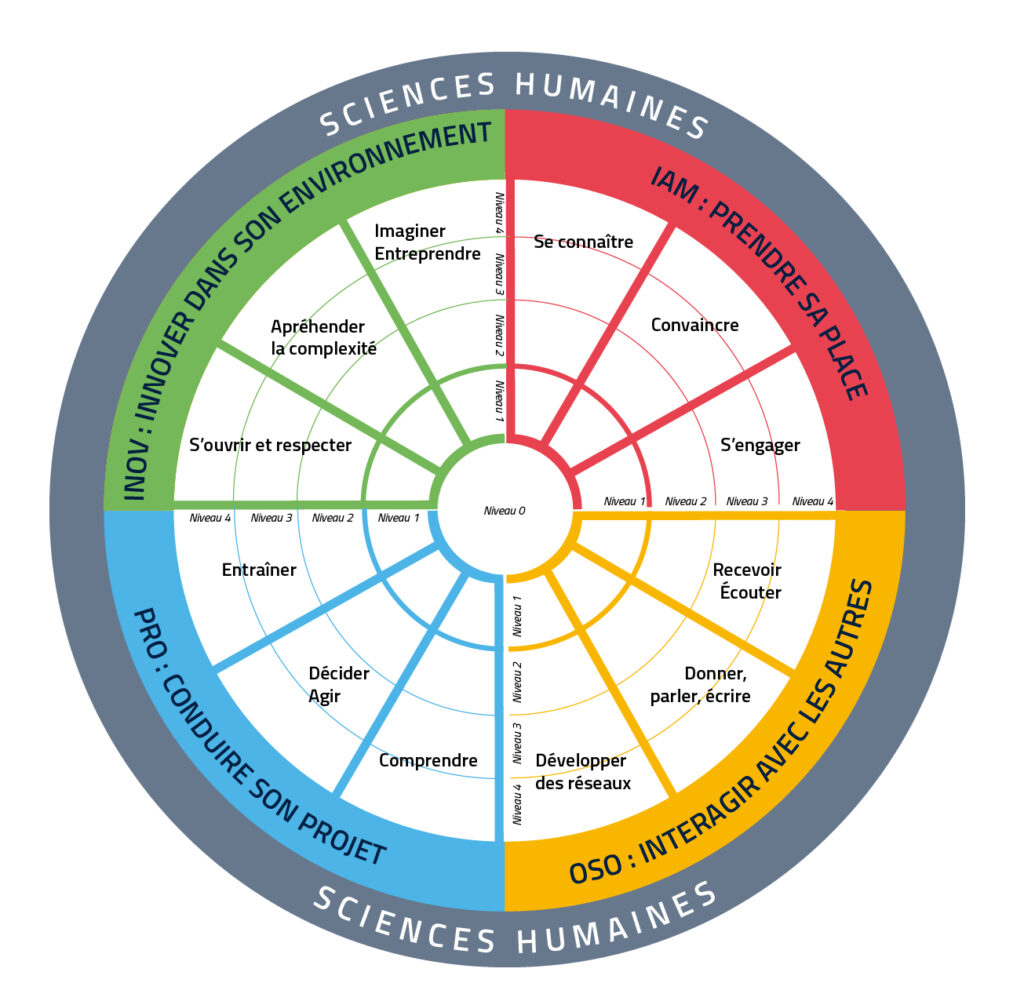 Roue des compétences softskills