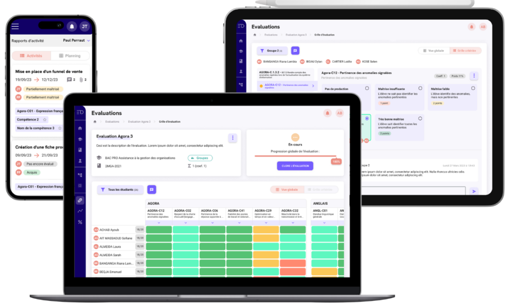 Eduxim Outil d'évaluation par compétence